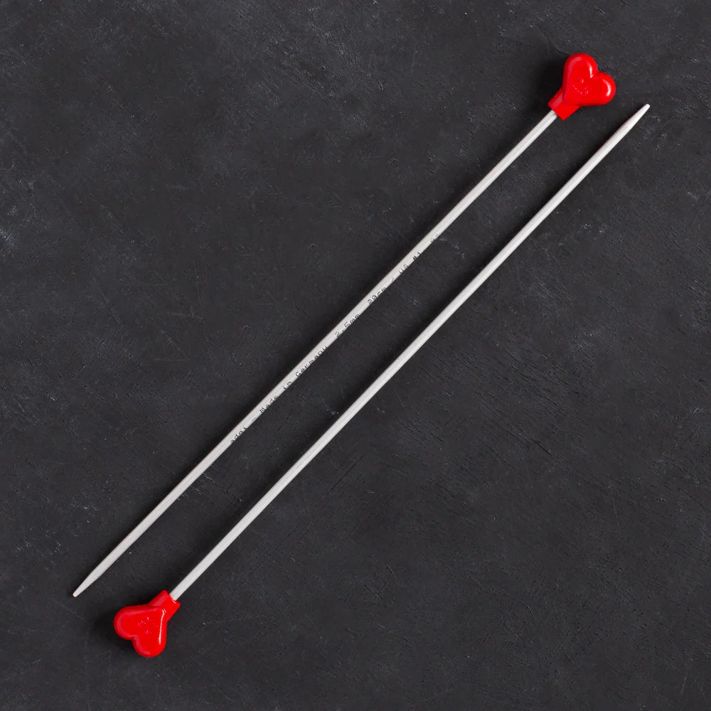 Addi 2.5 mm 20 cm Jacket Knitting Needles, Aluminium - 200-7/20/2.5 - Image 2