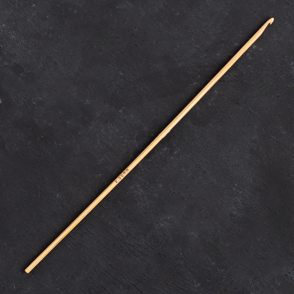Addi 2mm 15cm Bamboo Crochet Hook - 545-7 - Image 2