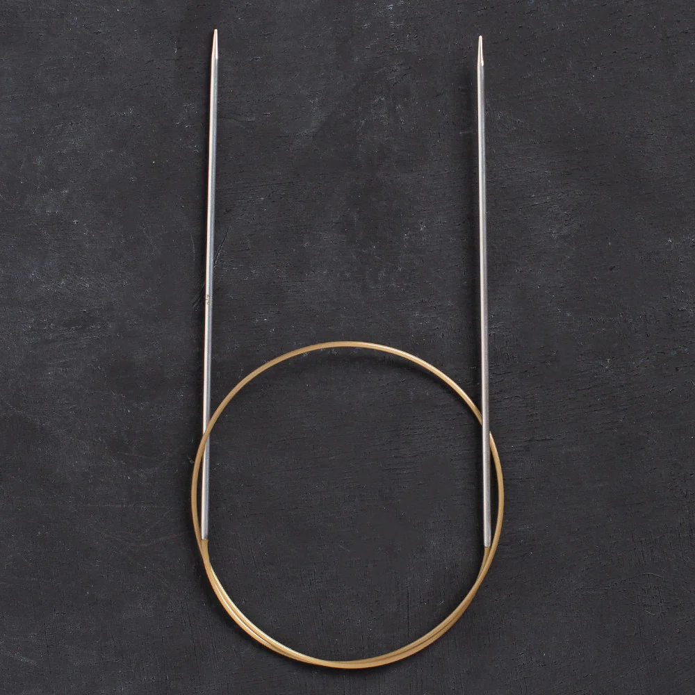 Addi 2mm 60cm Lace Plated Brass Lace Needle Tips - 775-7 - Image 2