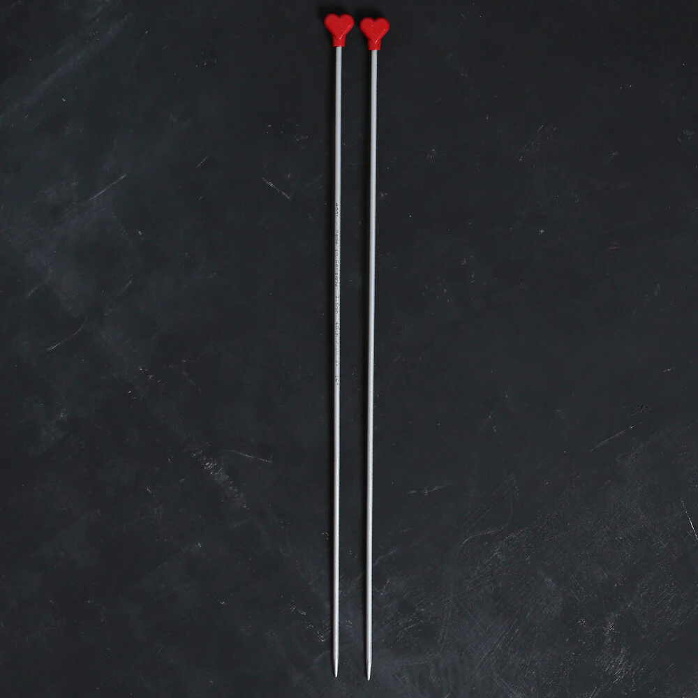 Addi 3.5mm 40 cm Jacket Knitting Needles, Aluminium - 200-7 - Image 2