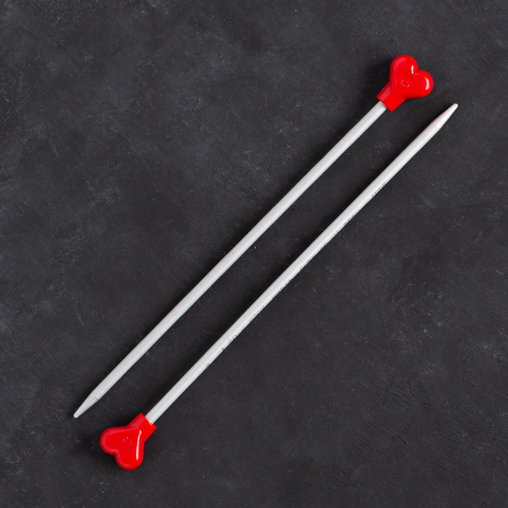 Addi 4.5 mm 20 cm Jacket Knitting Needles, Aluminium - 200-7/20/4.5 - Image 2