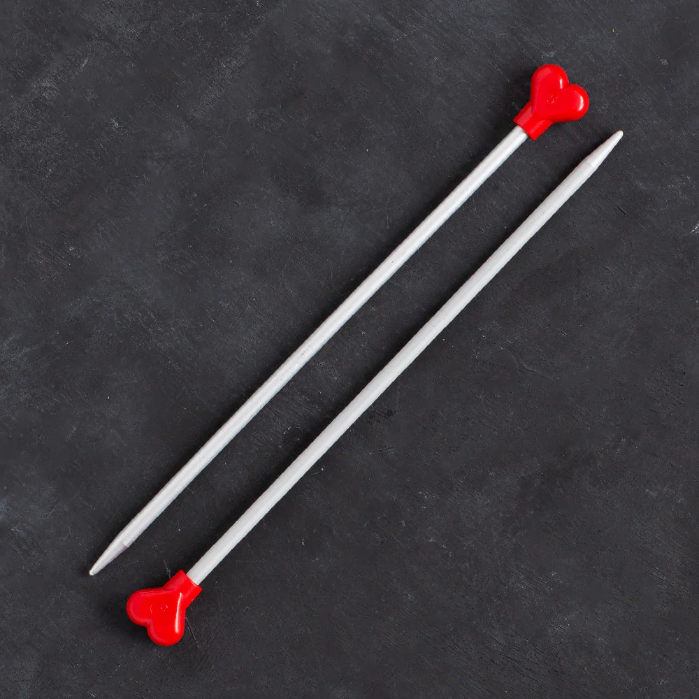 Addi 5 mm 20 cm Jacket Knitting Needles, Aluminium - 200-7/20/5 - Image 2