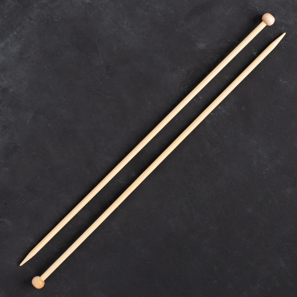 Addi 5.5mm 35cm Bamboo Jacket Knitting Needles - 500-7/35/5.5 - Image 2
