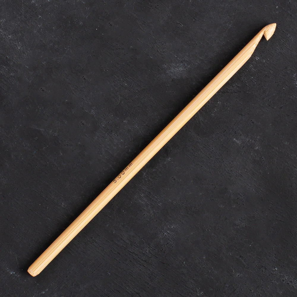 Addi 5mm 15cm Bamboo Crochet Hook - 545-7 - Image 2