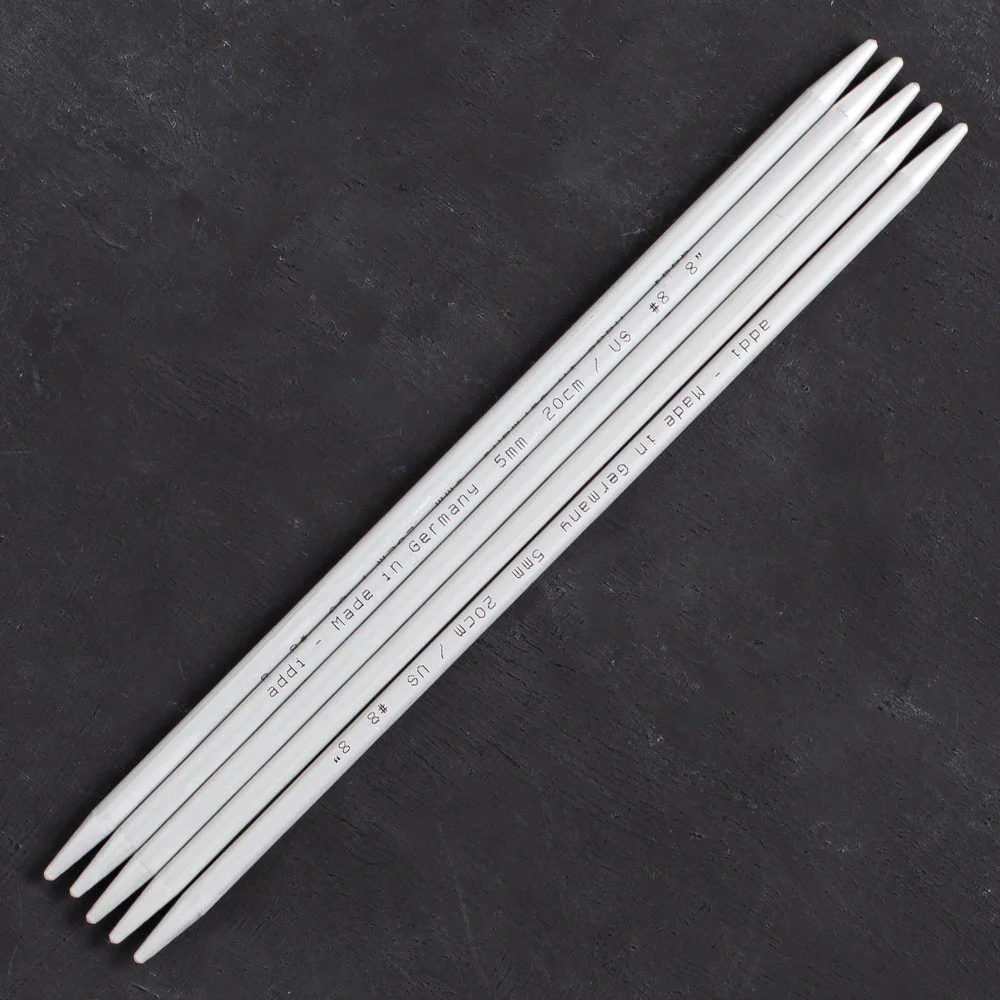 Addi 5mm 20cm 5 Pieces Aluminium Double-pointed Needles - 201-7 - Image 2