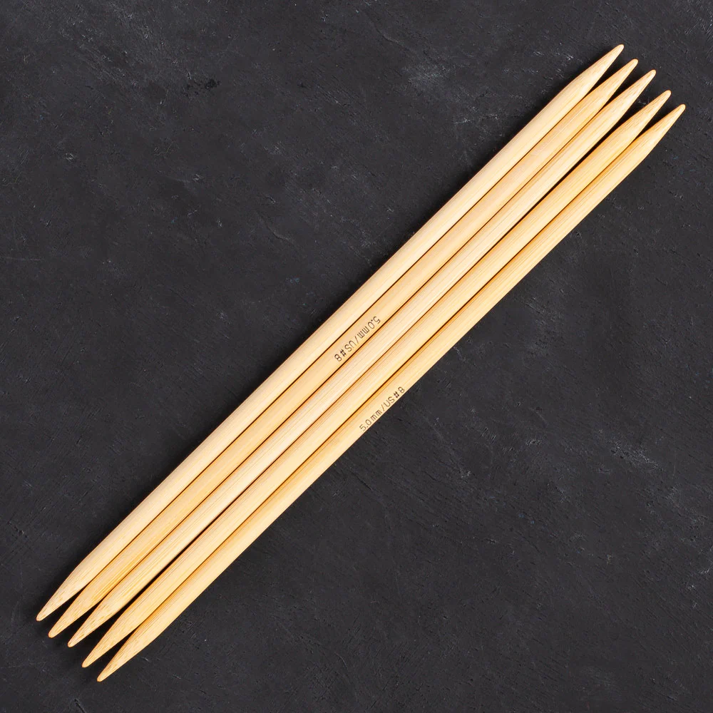 Addi 5mm 20cm Bamboo Double-pointed Needles - 501-7/20/5 - Image 2