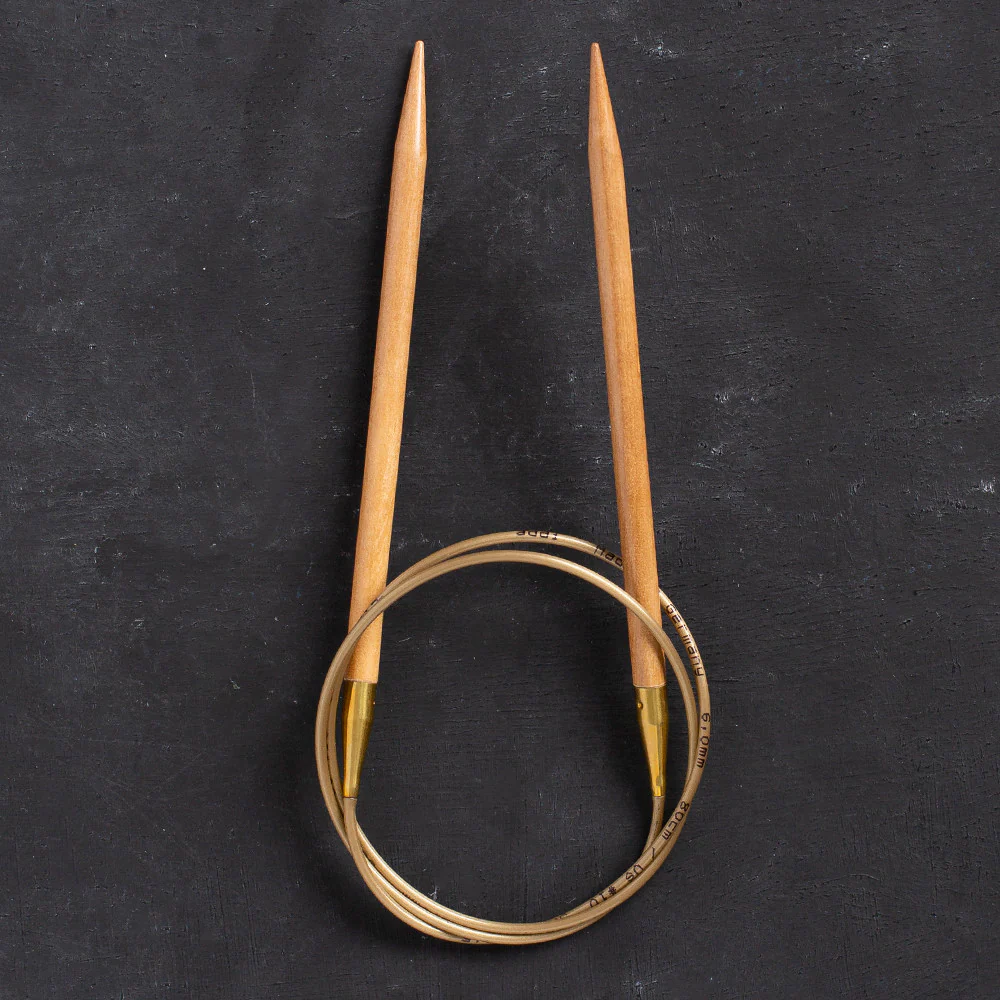 Addi Olive Wood 6mm 80cm Circular Knitting Needles - 575-7 - Image 2