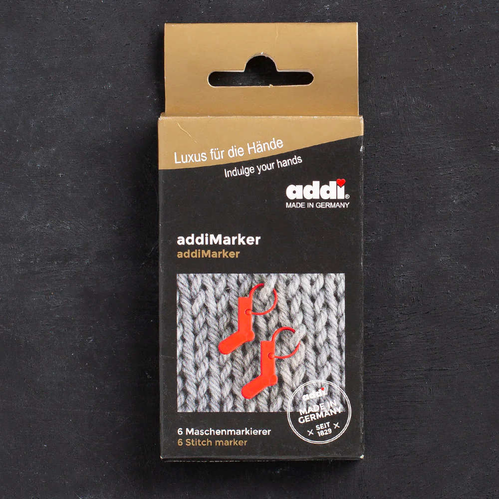 Addi 6 pcs Sock Shape Stitch Marker - 408-2