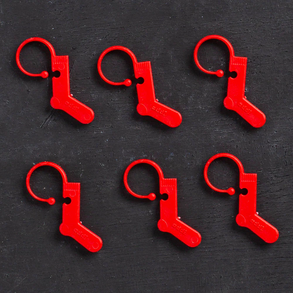 Addi 6 pcs Sock Shape Stitch Marker - 408-2 - Image 2