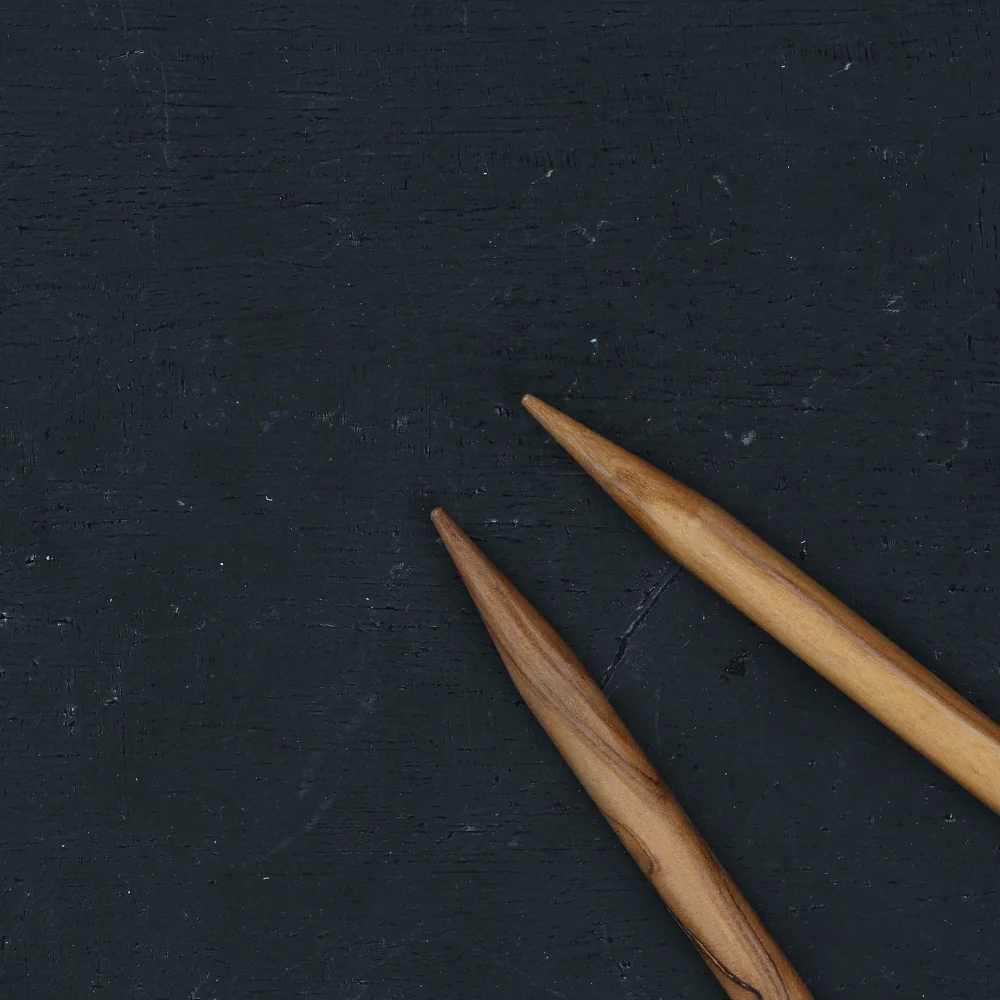 Addi Olive Wood 7mm 80cm Circular Knitting Needles - 575-7 - Image 3