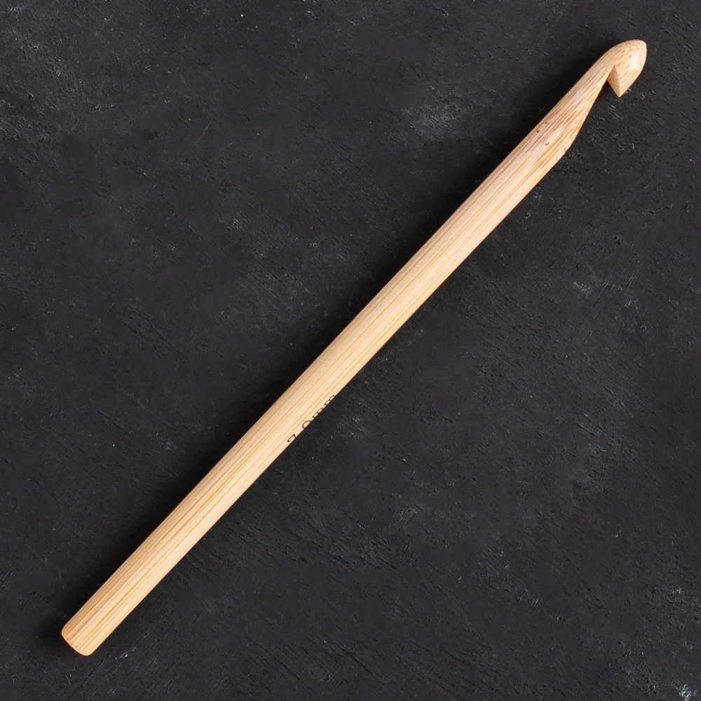 Addi 7mm 15cm Bamboo Crochet Hook - 545-7 - Image 2