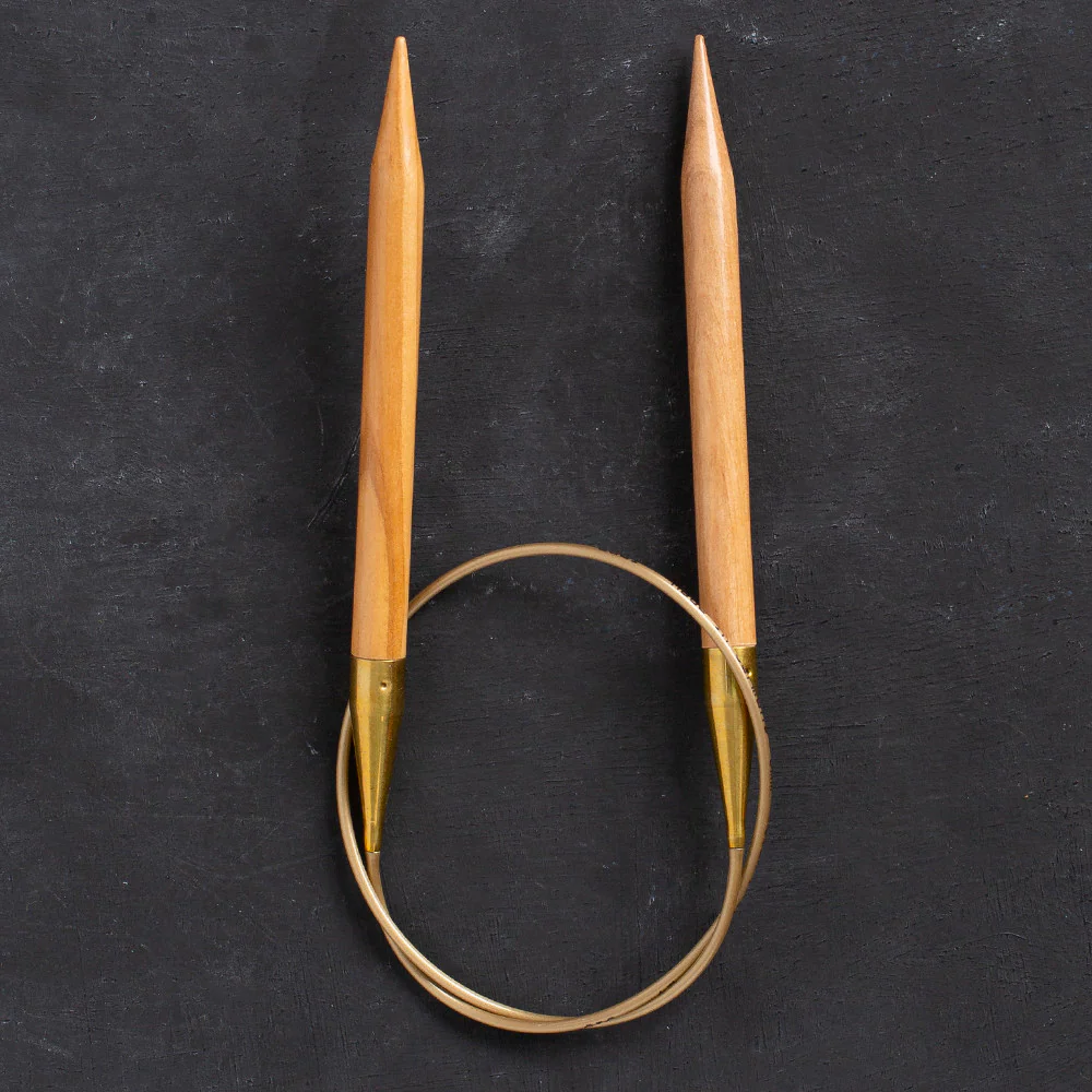 Addi Olive Wood 9mm 60cm Circular Knitting Needles - 575-7 - Image 2