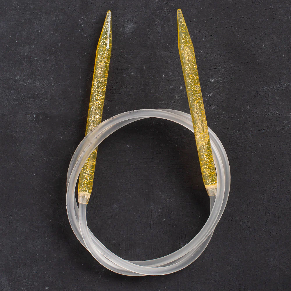 Addi Champagne 9mm 100cm Circular Knitting Needles - 405-7/100/9 - Image 2