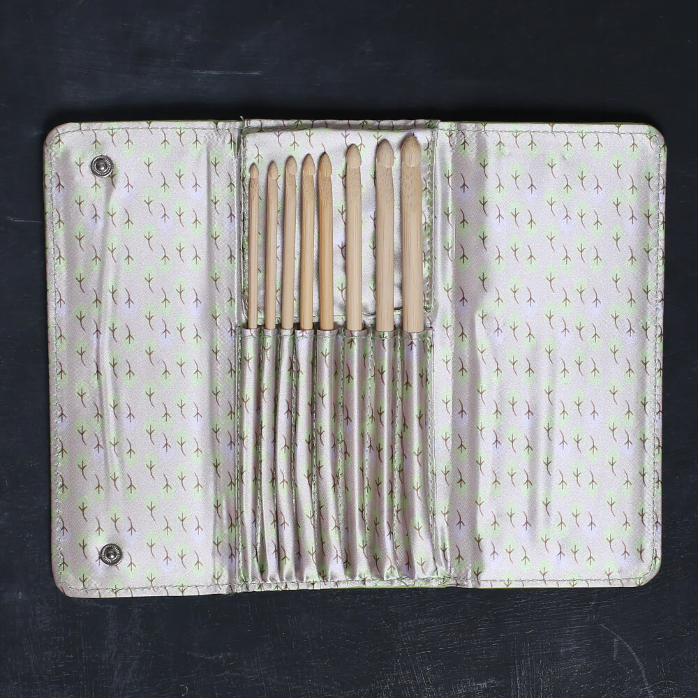 Addi Click Hook Bamboo 15 cm Interchangable Crochet Hook Tip Set - 540-2