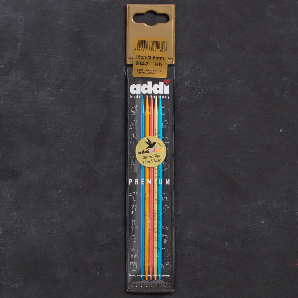 Addi Colibri 3.5mm 15cm Double-pointed Needles - 204-7