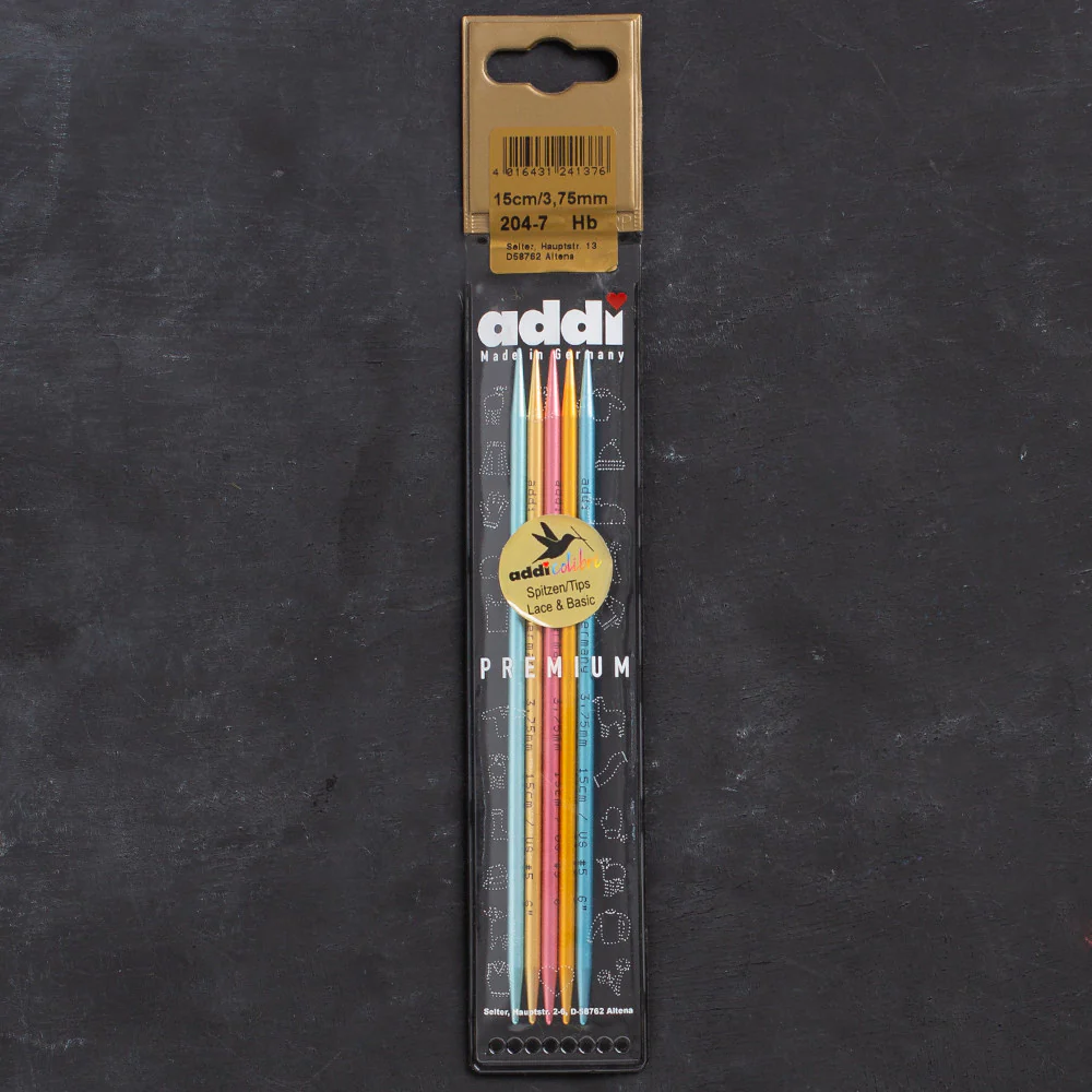 Addi Colibri 3.75mm 15cm Double-pointed Needles - 204-7
