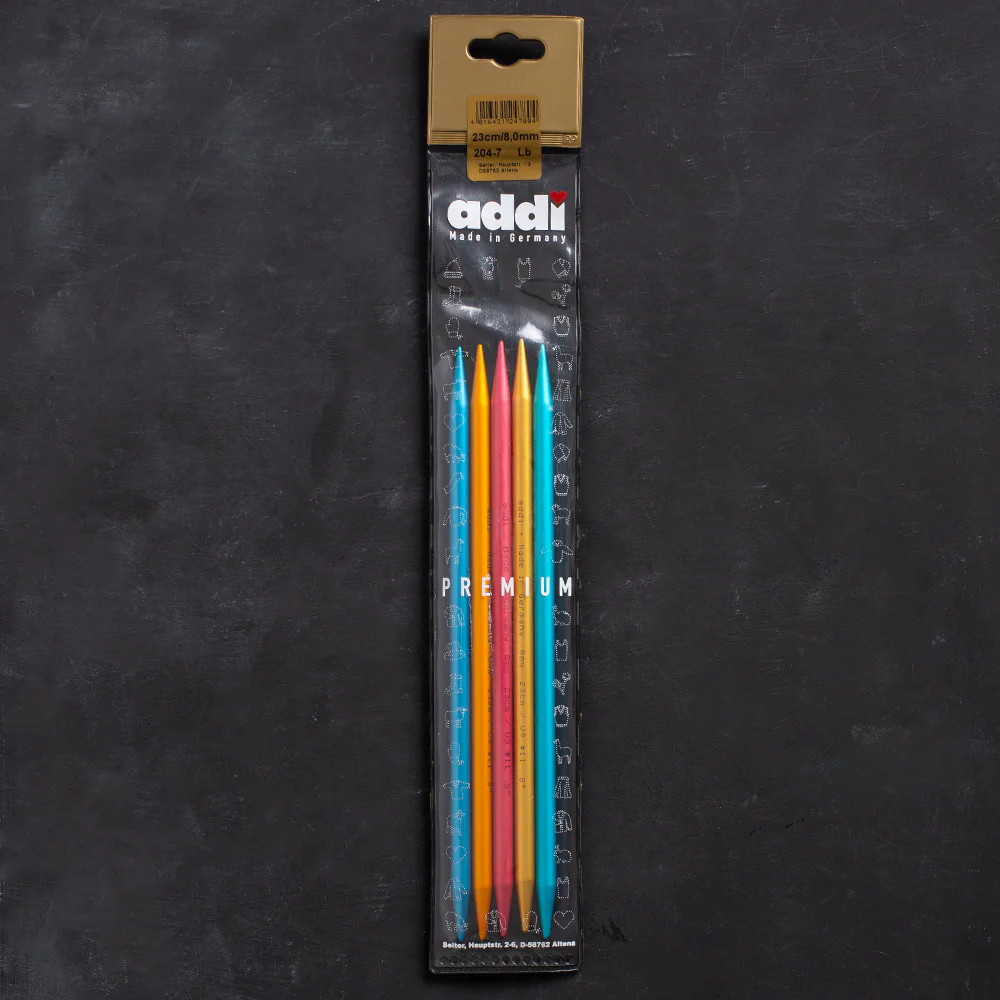 Addi Colibri 8mm 23cm Double pointed Needles - 204-7