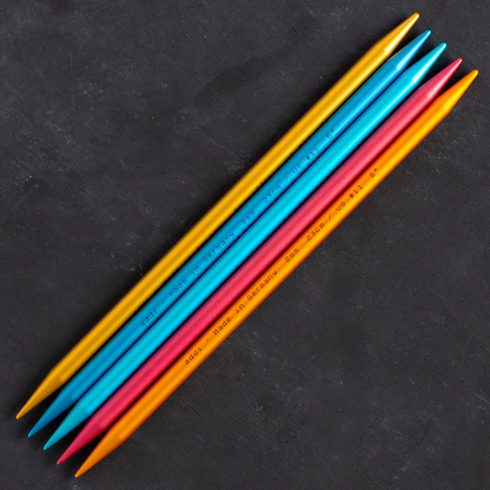 Addi Colibri 8mm 23cm Double pointed Needles - 204-7 - Image 2