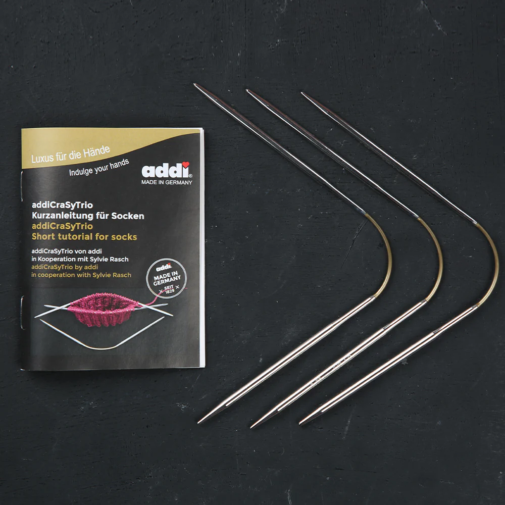 Addi CrasyTrio 3.5 Mm 21 Cm Flexible Sock Knitting Needles, Set of 3 - 160-2 - Image 3
