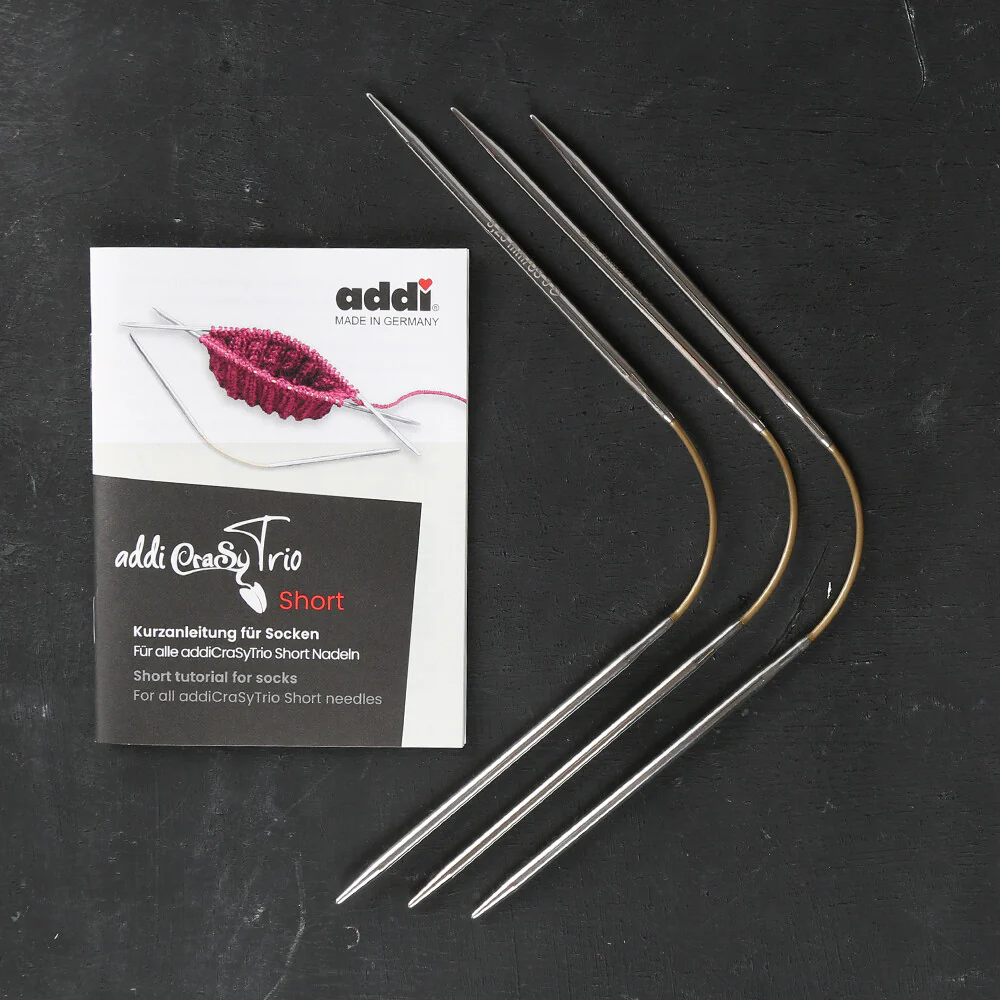 Addi CrasyTrio 5 Mm 21 Cm Flexible Sock Knitting Needles, Set of 3 - 160-2 - Image 3