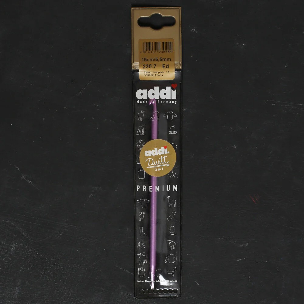 Addi Duett 5.5 mm 15 cm Crochet Hook - 230-7