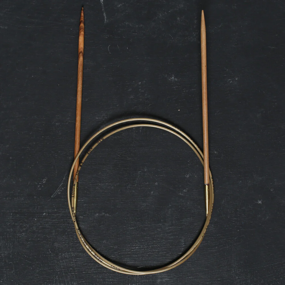 Addi Olive Wood 3.25mm 100cm Circular Knitting Needles - 575-7 - Image 2