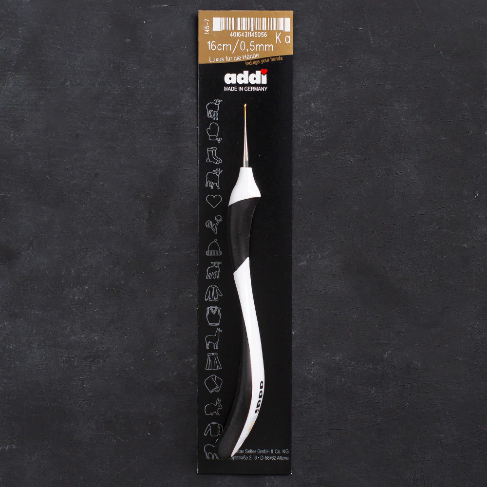 Addi Swing Mini No:22 0.5mm 16cm Ergonomic Crochet Hook - 145-7