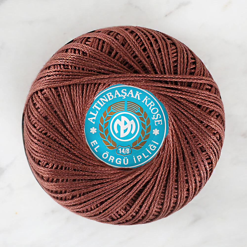Altınbaşak 14/8 Cotton Thread Ball, Brown - 0402 - Image 3