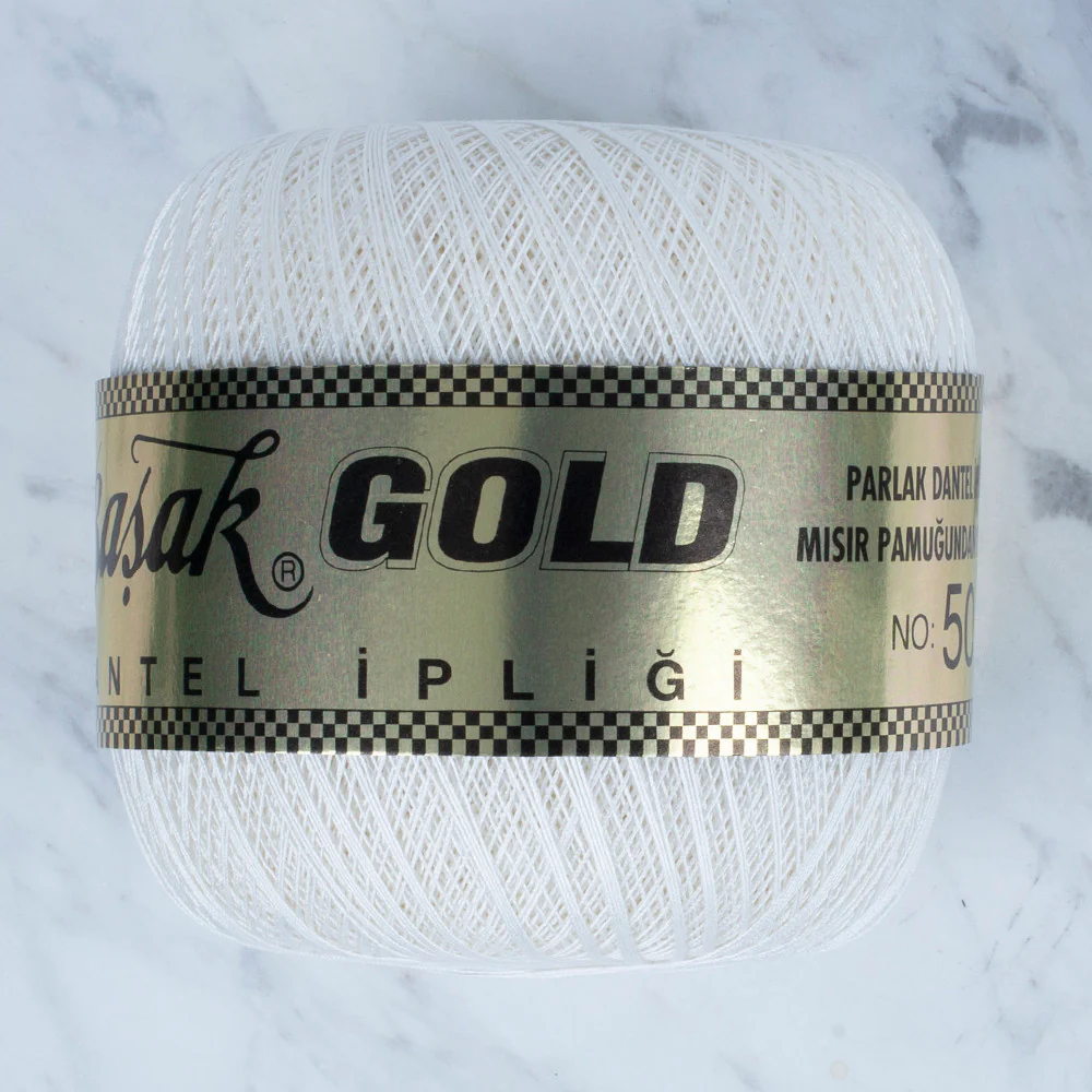Altinbasak 100Gr 6 Ply Gold Lace Thread 50 No - Cream