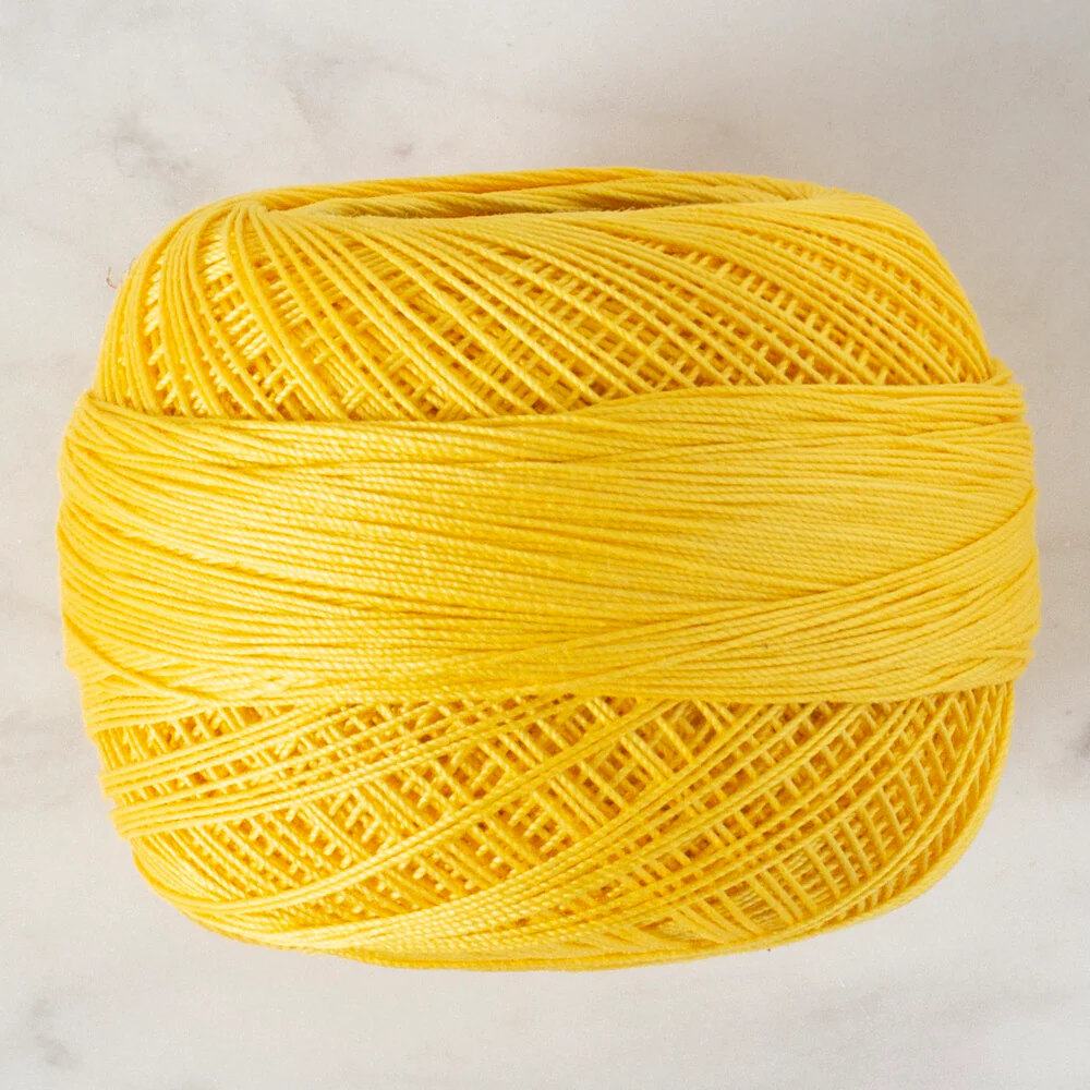 Altınbaşak 20Gr 50 No Dark Yellow Classic Color Lace Thread Ball  - 347