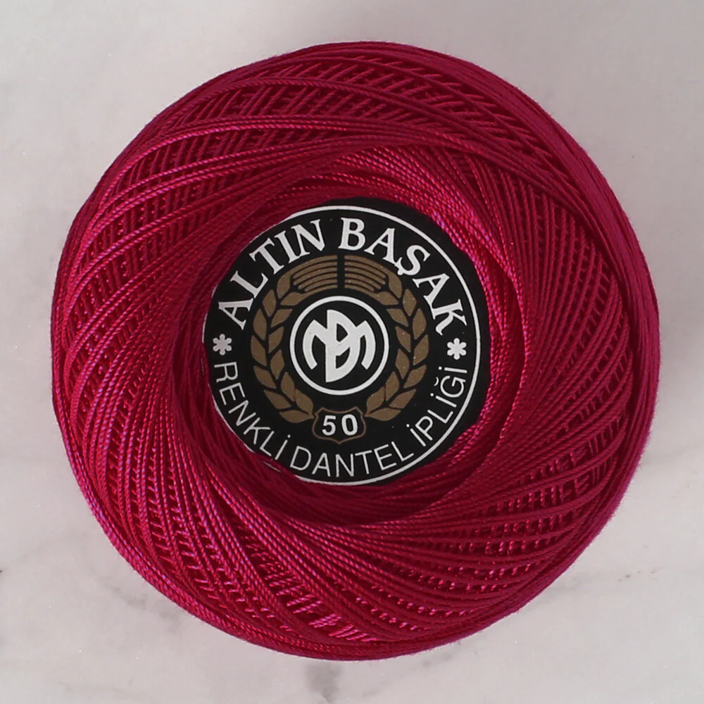 Altinbasak 20Gr 50 No Fuchsia Classic Colored Lace Thread Ball  - 726 - Image 2