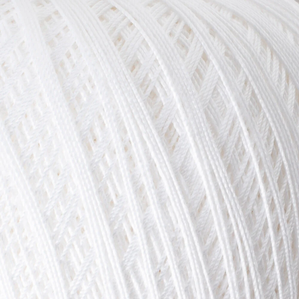 Altınbaşak 100Gr Classic Lace Thread Ball  Ball 30 No - White - Image 2