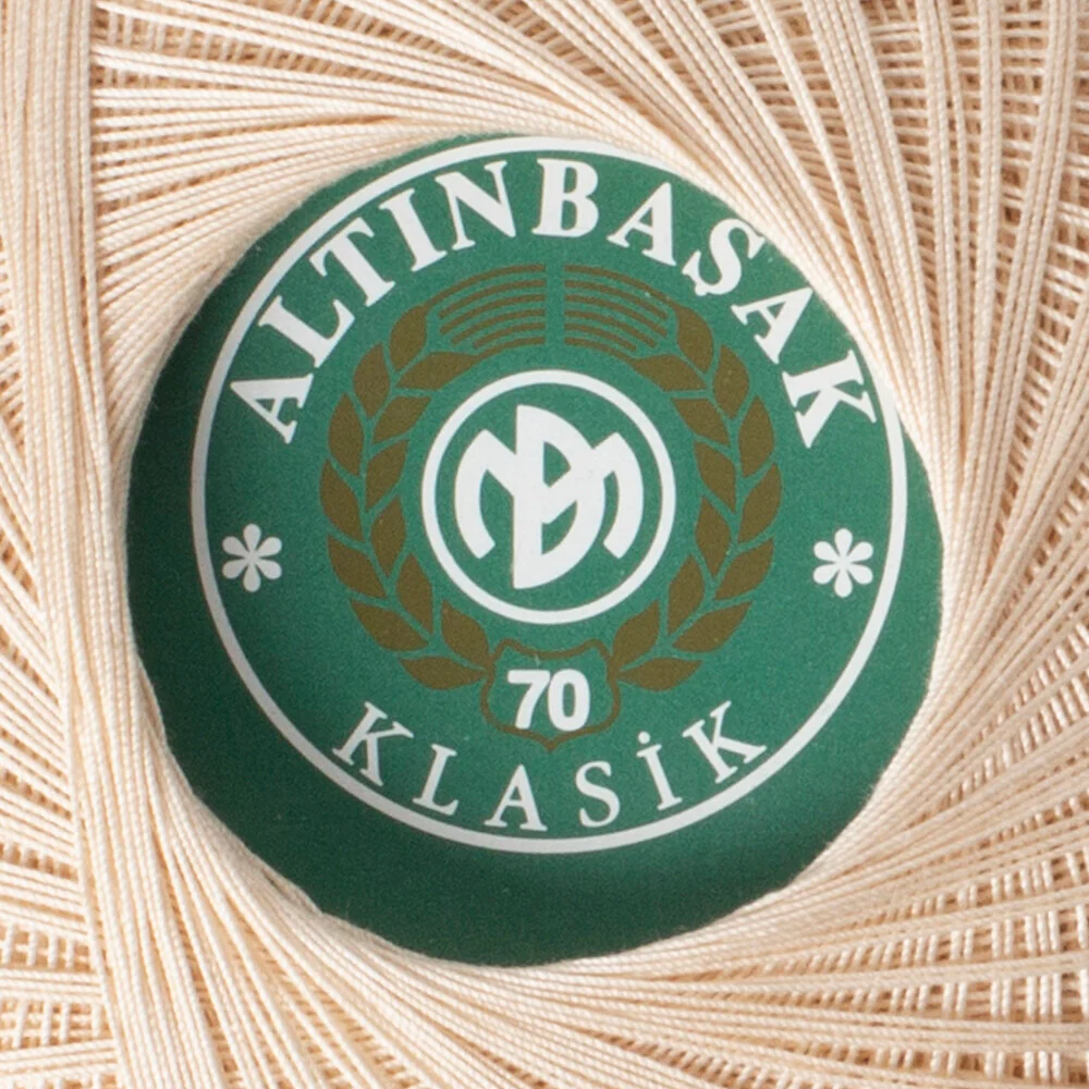 Altinbasak 100Gr Classic Lace Thread Ball  70 No Beige - 301 - Image 3
