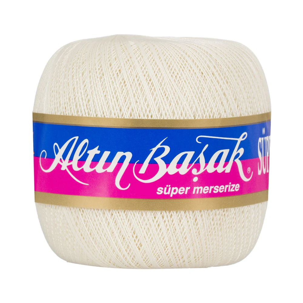 Altinbasak 100Gr Super Lace Thread Ball  50 No - Cream