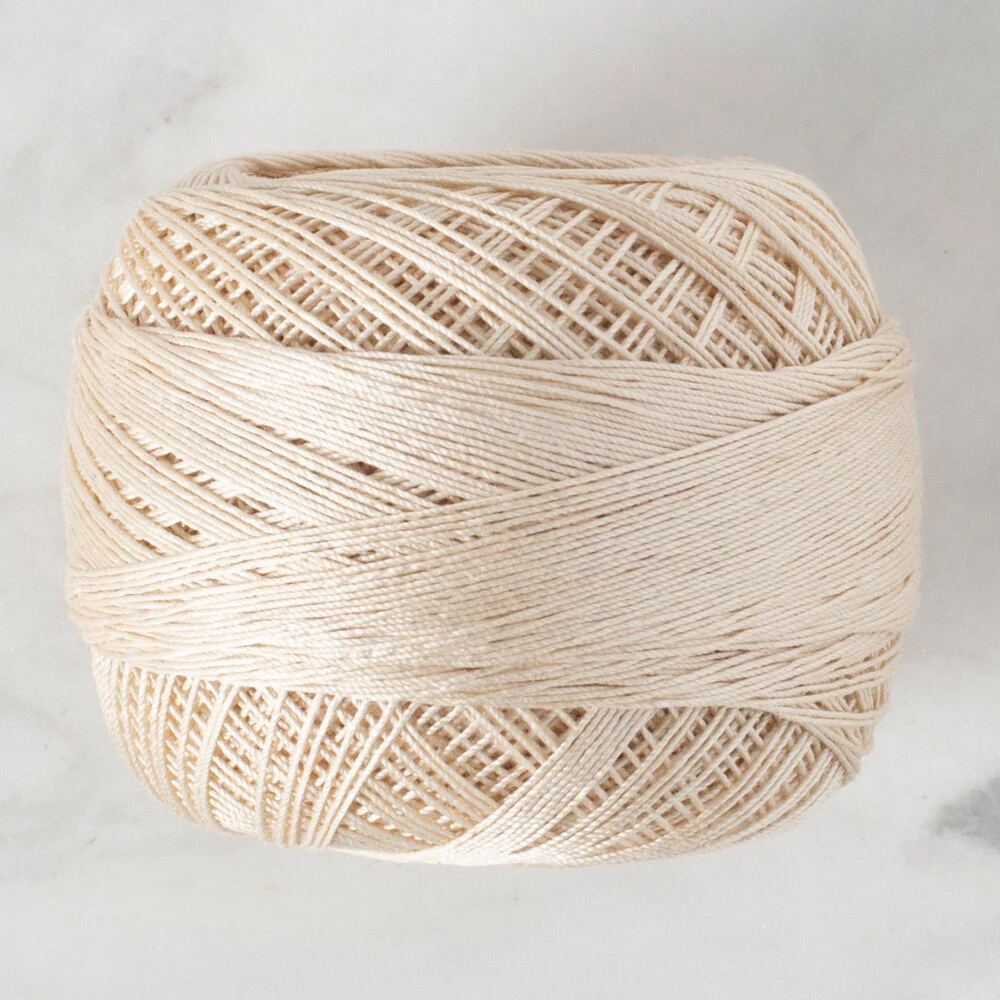 Altınbaşak 20Gr 50 No Sand Beige Classic Colored Lace Thread Ball  - 300