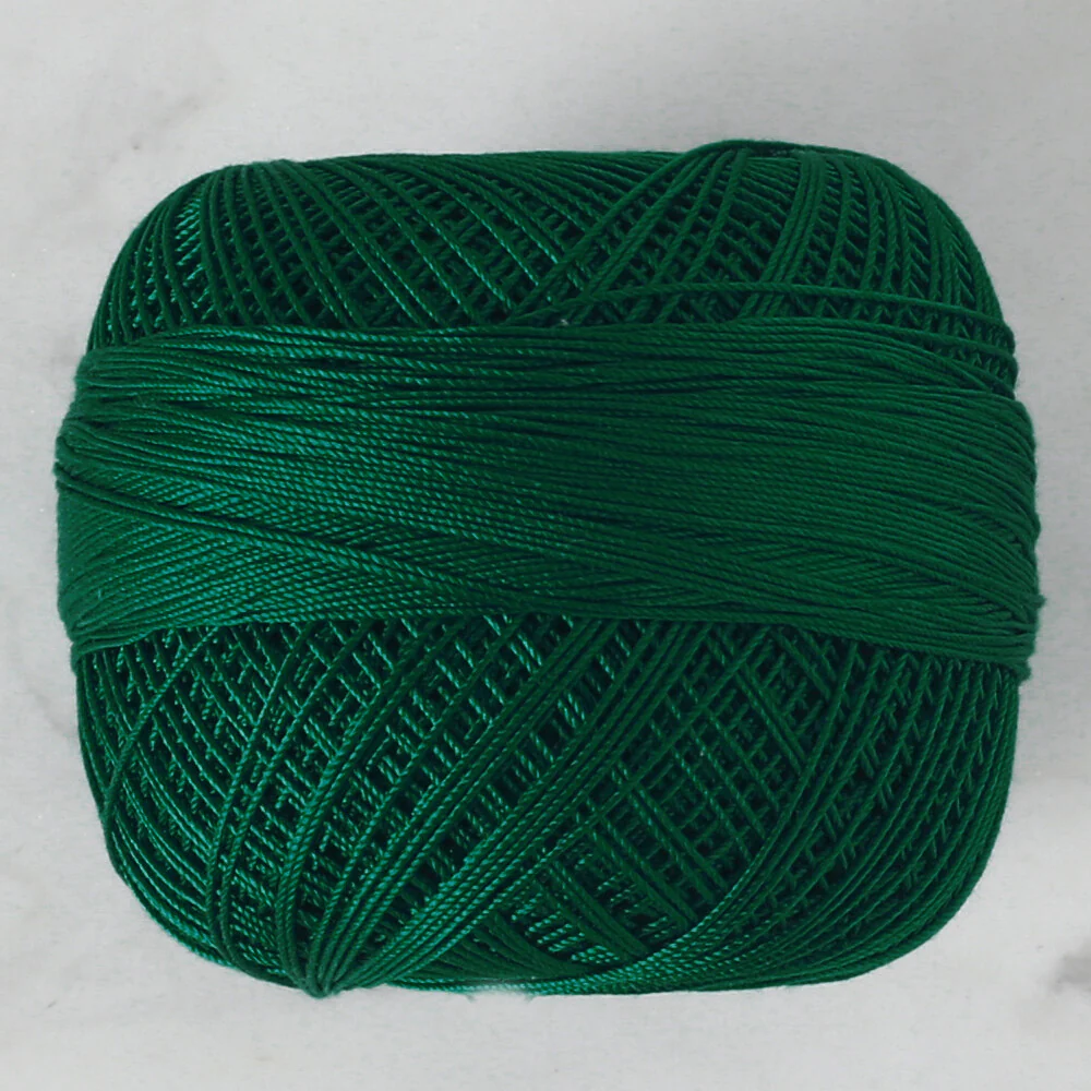 Altınbaşak 20Gr 50 No Green Classic Colored Lace Thread Ball  - 009