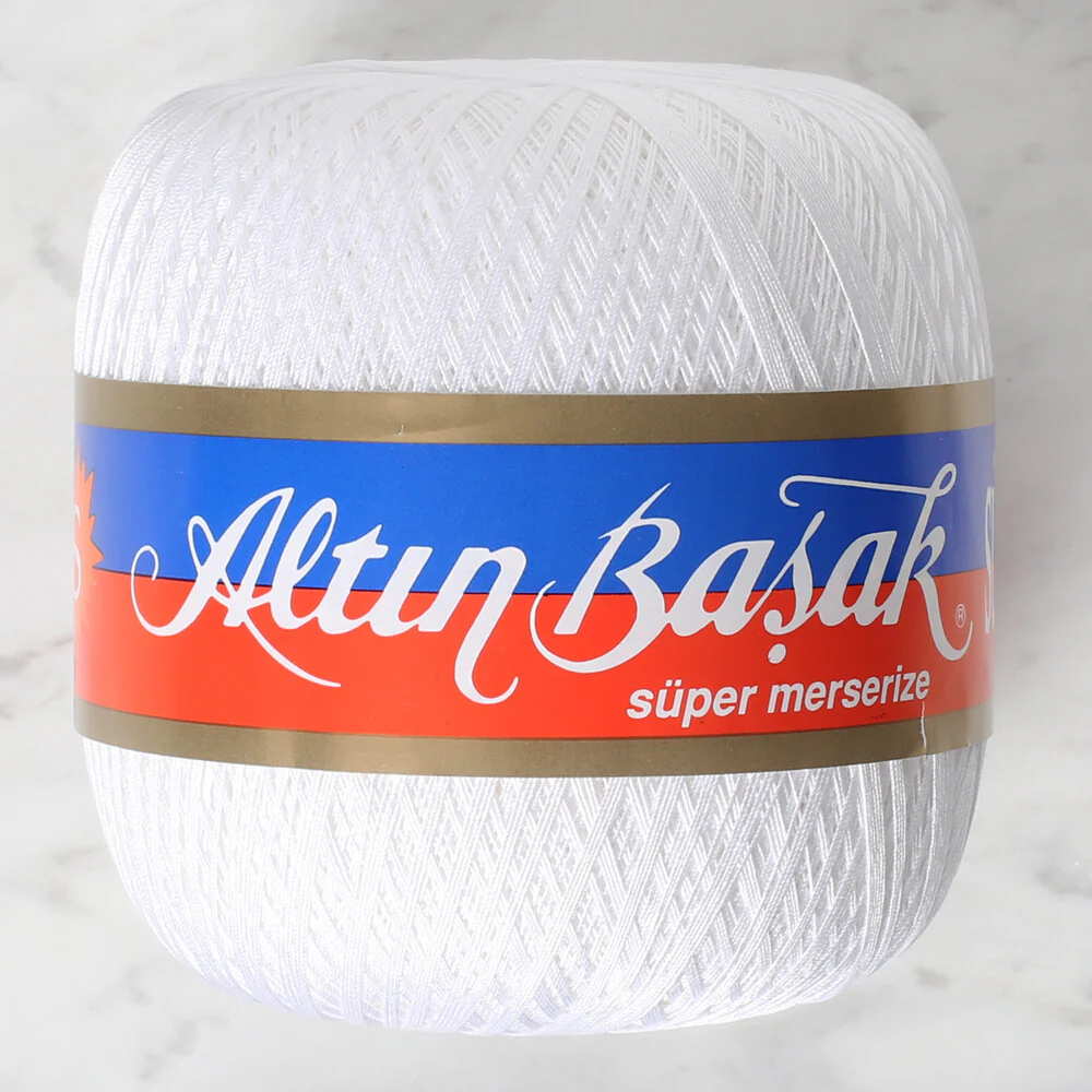 Altınbaşak 100Gr Super Lace Thread Ball  60 No - White