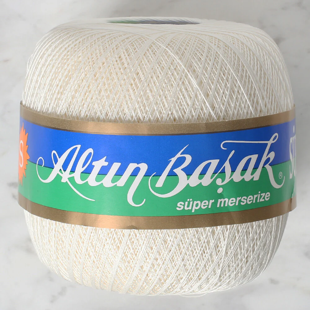 Altinbasak 100Gr Super Lace Thread Ball  70 No - Cream