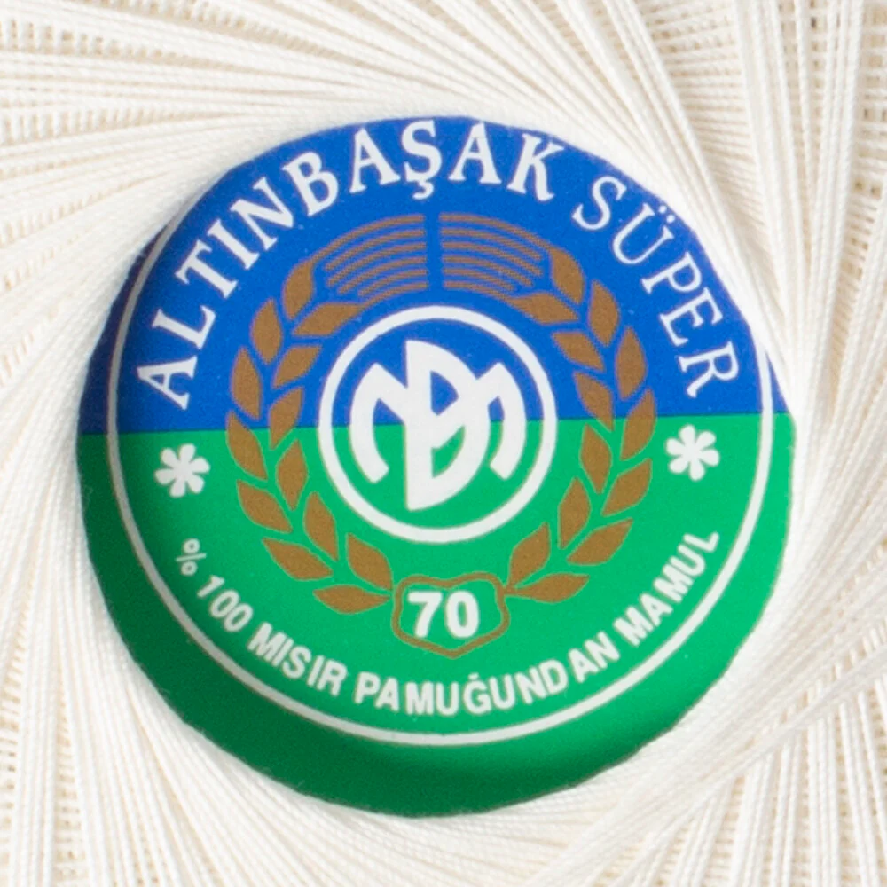Altinbasak 100Gr Super Lace Thread Ball  70 No - Cream - Image 3