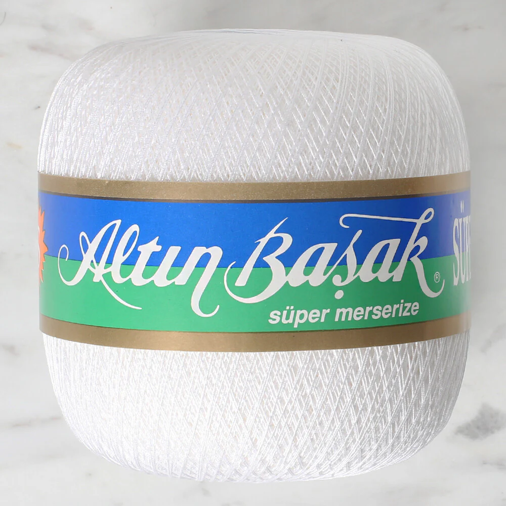 Altınbaşak 100Gr Super Lace Thread Ball  70 No - White