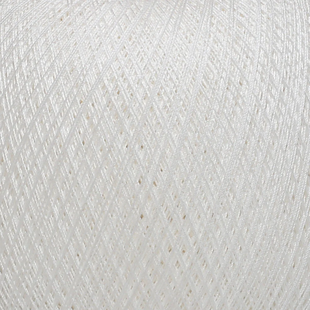 Anchor 6-Ply No:60 100 g Mercerized Cotton Lace Yarn, White - Image 2
