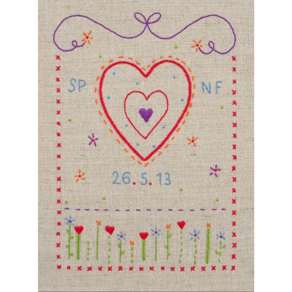 Anchor CS Wedding Embroidery Kit SS14 Embroidery Kit - PE706 - Image 2