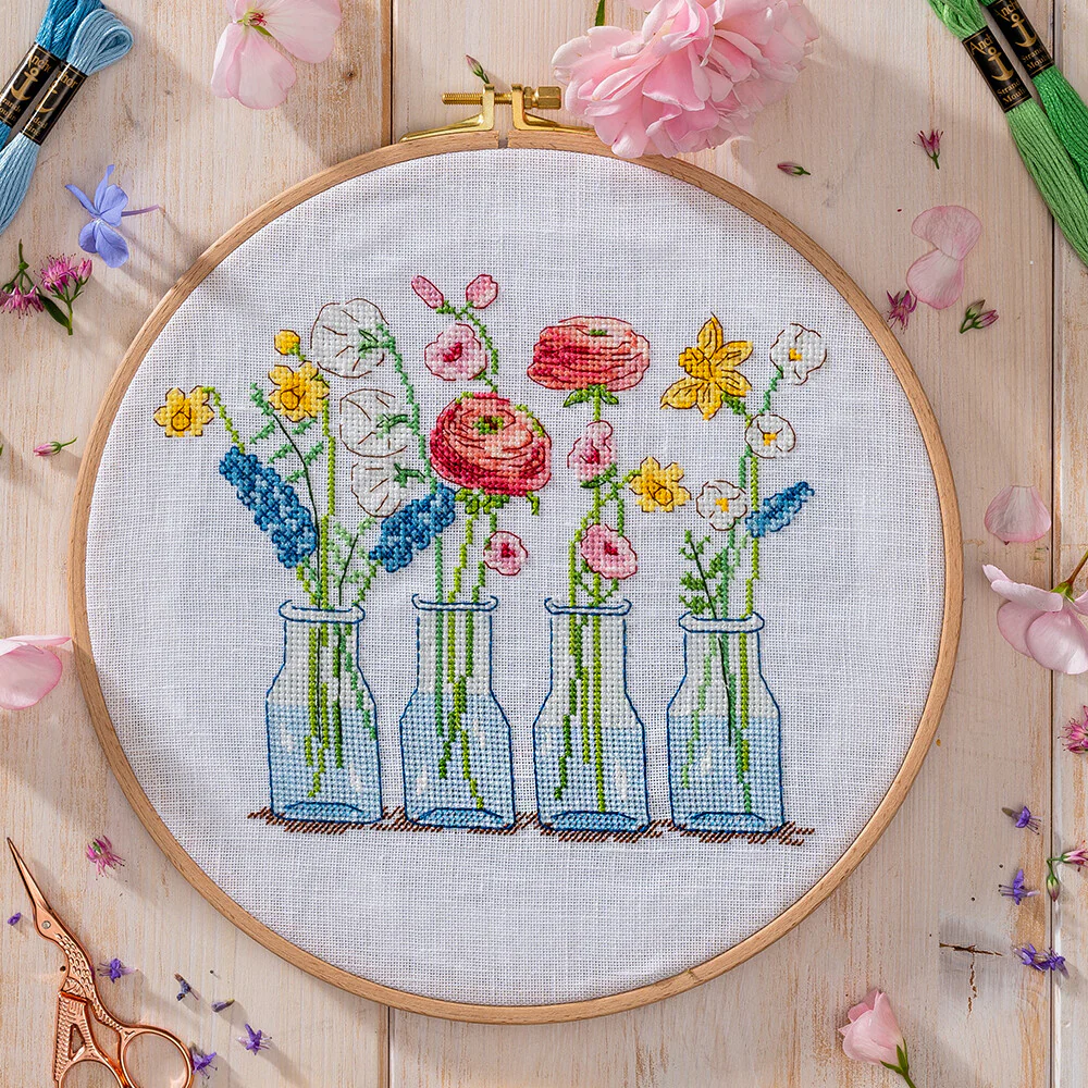 Anchor Embroidery Kit 20 x 17cm 8 x 6.64" DCX012 - Image 3