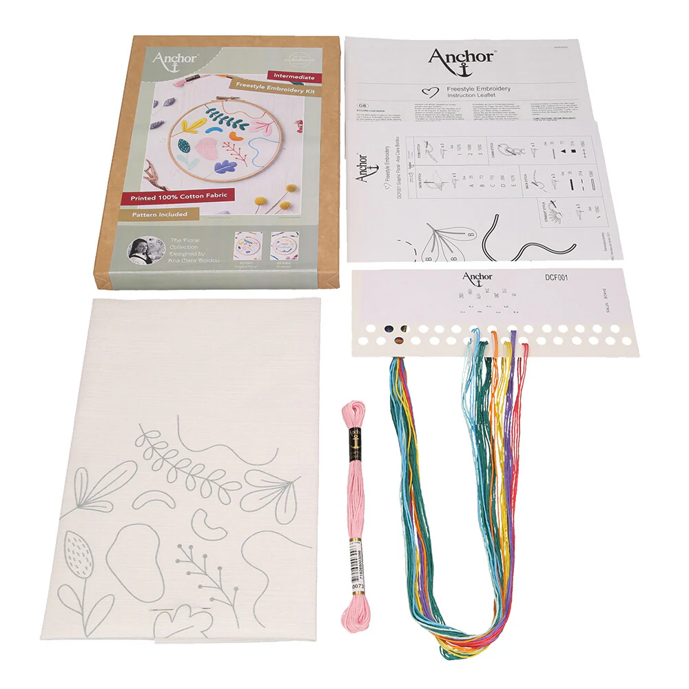 Anchor Embroidery Kit 20cm 7.87" DCF001 - Image 2