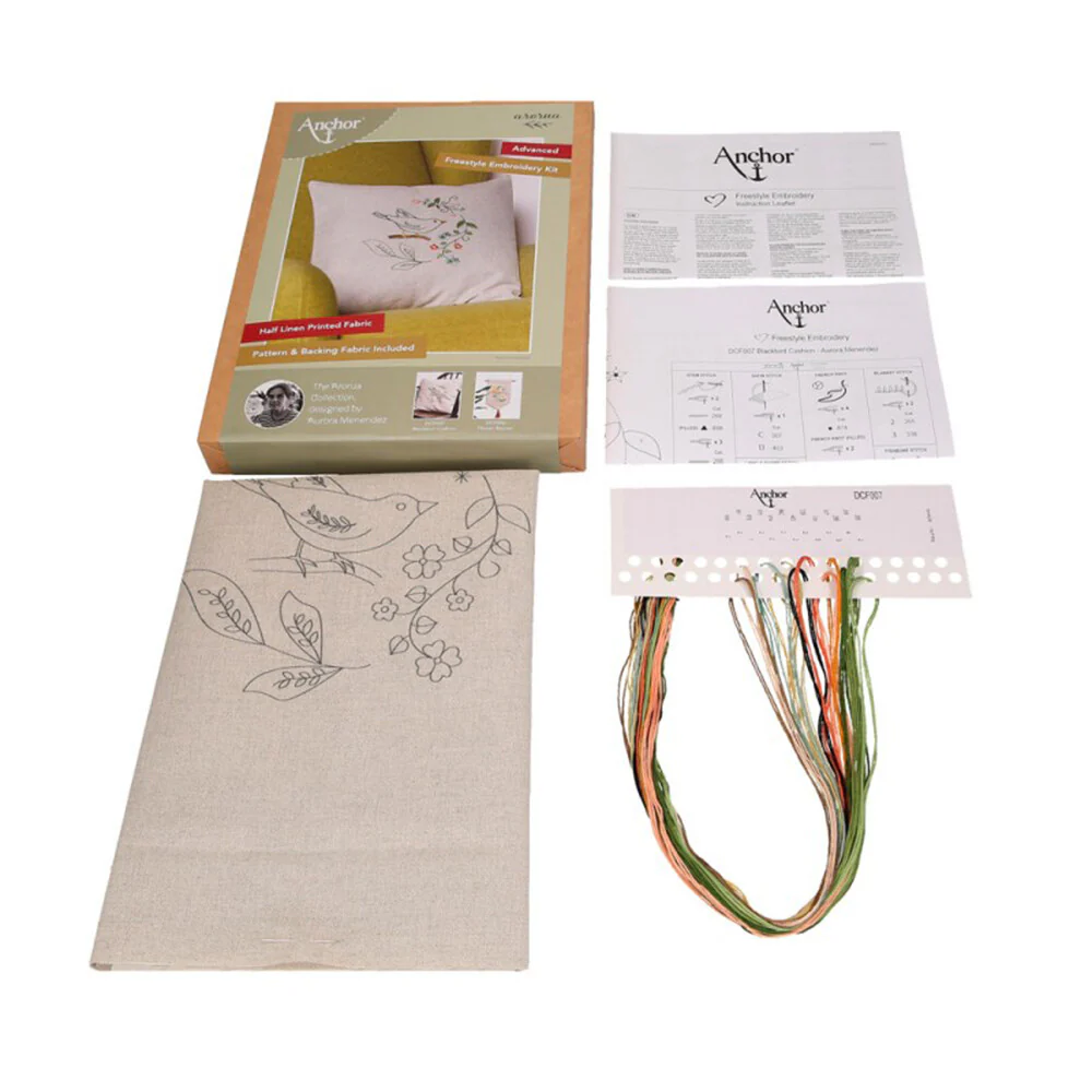 Anchor Embroidery Kit 40 x 40cm 15.75 x 15.75" DCF007 - Image 3