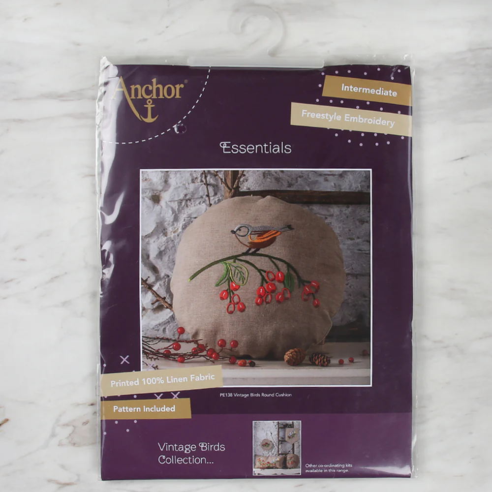 Anchor Hand Embroidery Kit - Bird - PE138