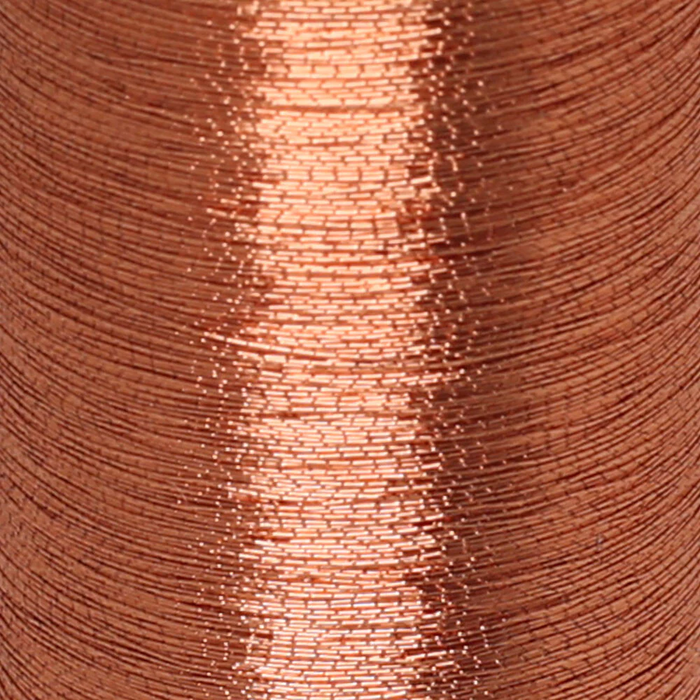 Anchor No:50 10g Metallic Machine Embroidery Thread, Brown -  4565050 - 0007 - Image 2