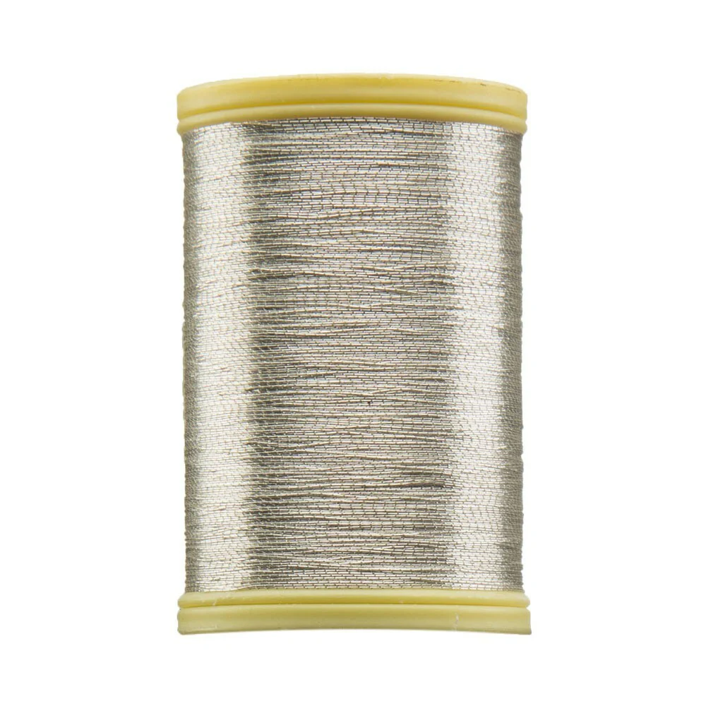 Anchor No:50 10g Metallic Machine Embroidery Thread, Grey - 4565050 - 0001 - Image 3