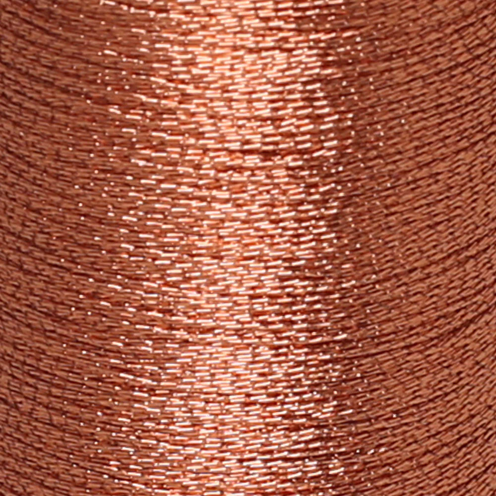 Anchor No:14 10g Metallic Hand Embroidery Glitter Thread, Brown - 4565014-0007 - Image 2