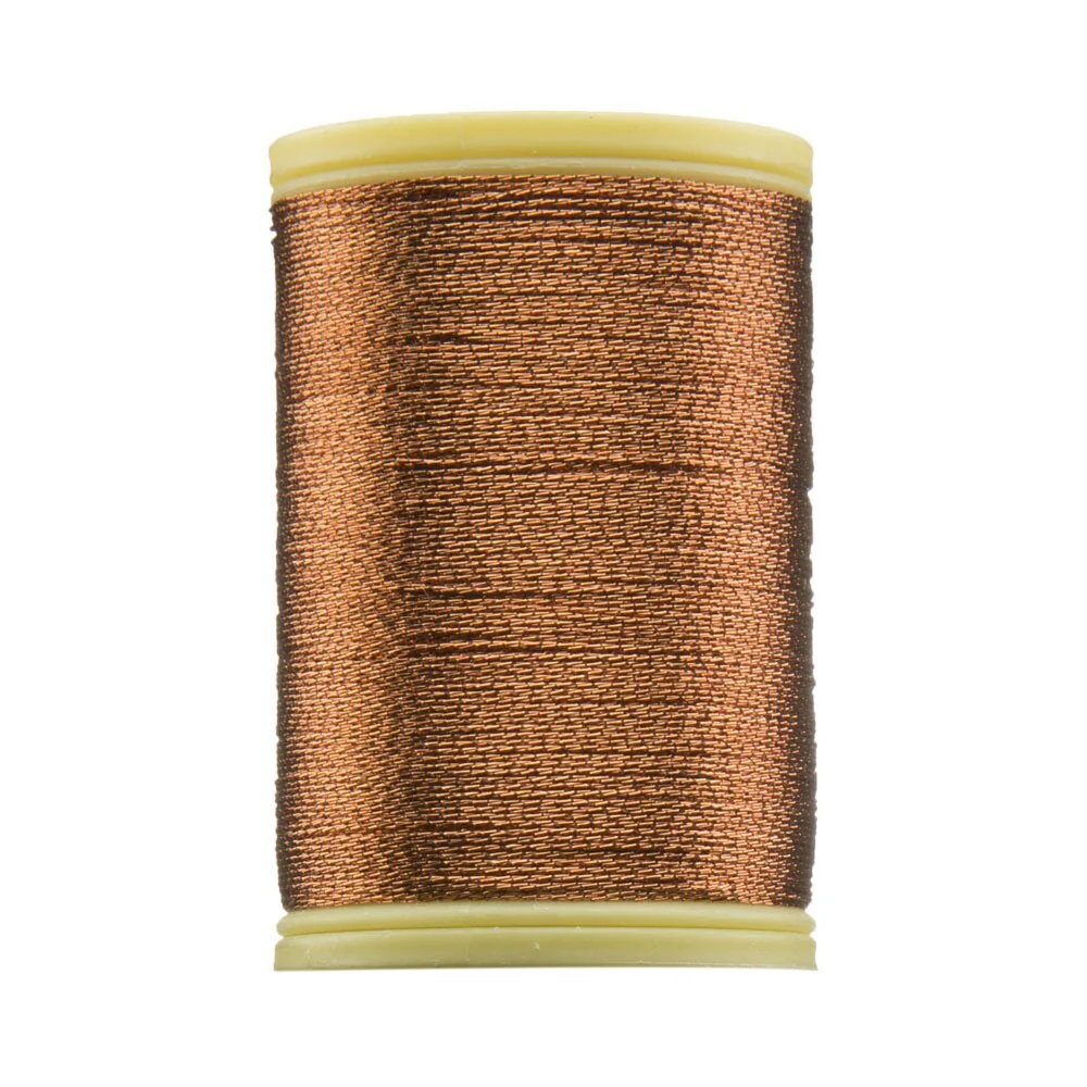 Anchor No:14 10g Metallic Hand Embroidery Glitter Thread, Brown - 4565014-0007 - Image 3